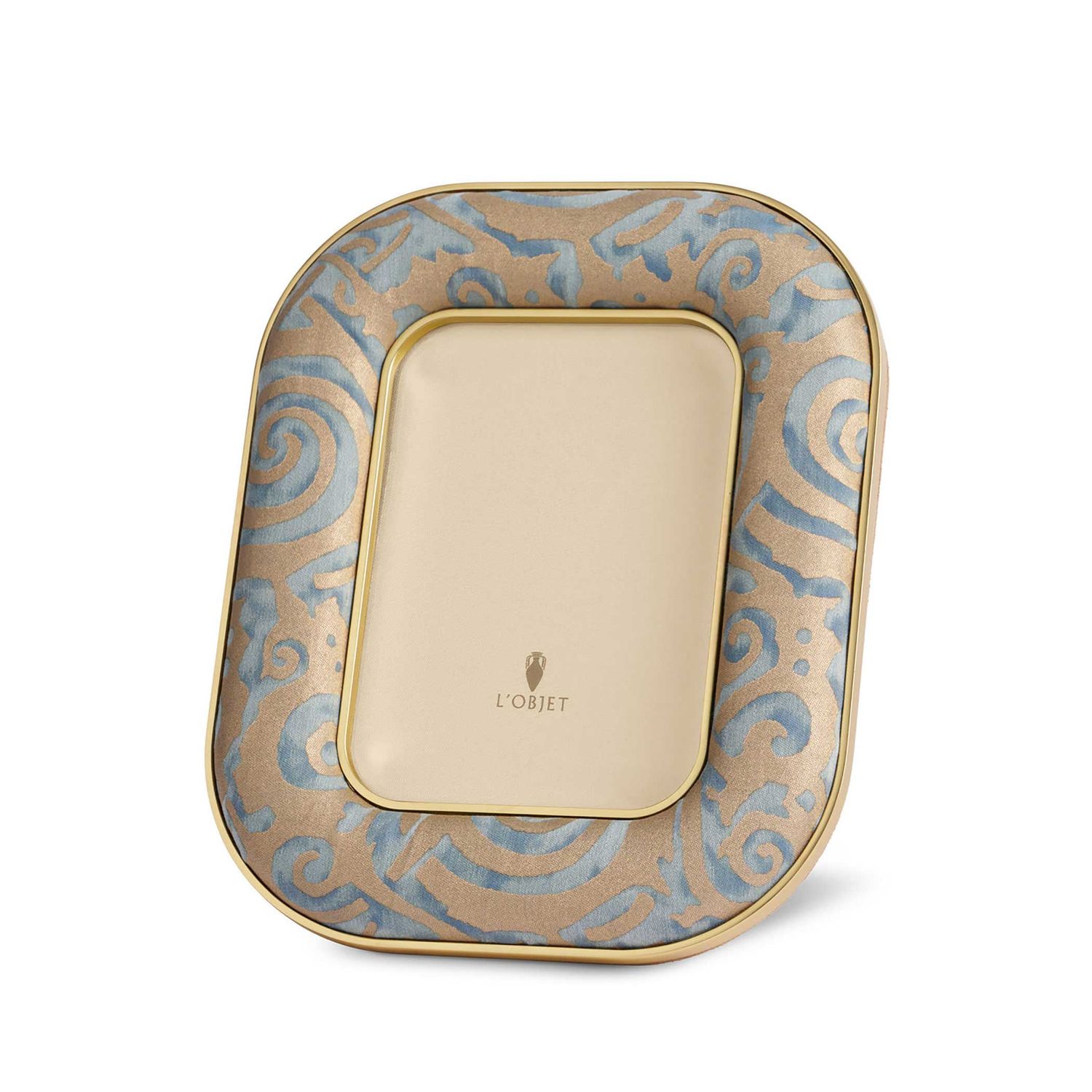 L'Objet Fortuny Rue Jacob Picture Frame Maori Blue 5 x 7 Inch LPF121, 810009649526