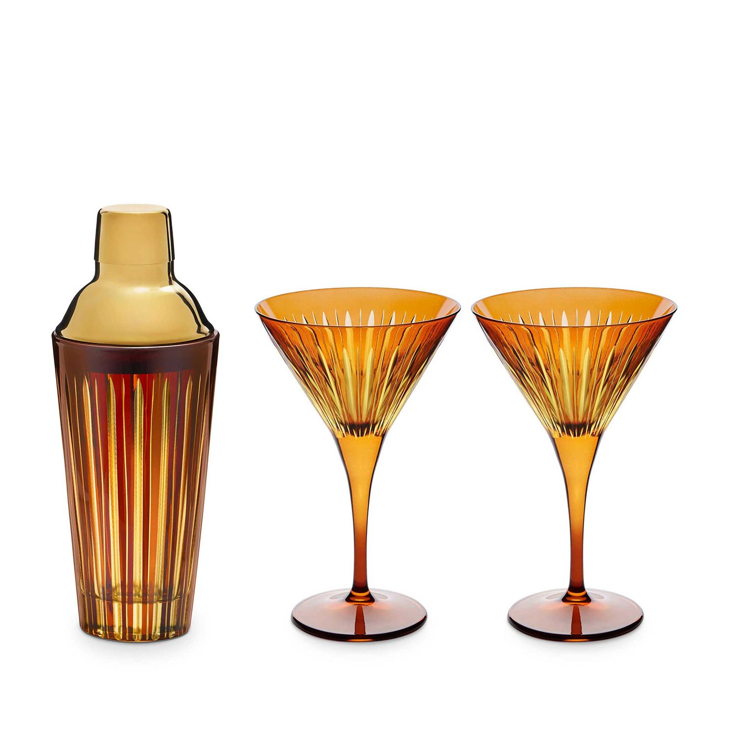 L'Objet Prism Cocktail Set Amber PS2001, 810009649663