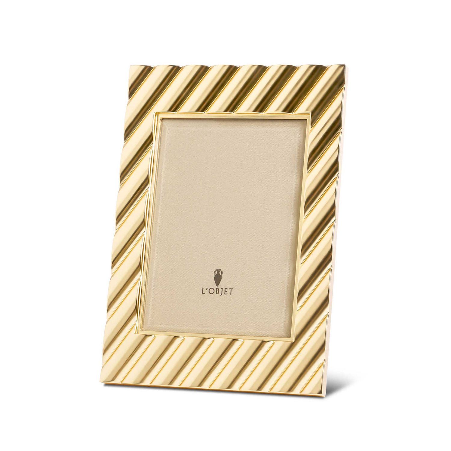 L'Objet Maxime Picture Frame Gold 5 x 7 Inch F7601M, 810009648970