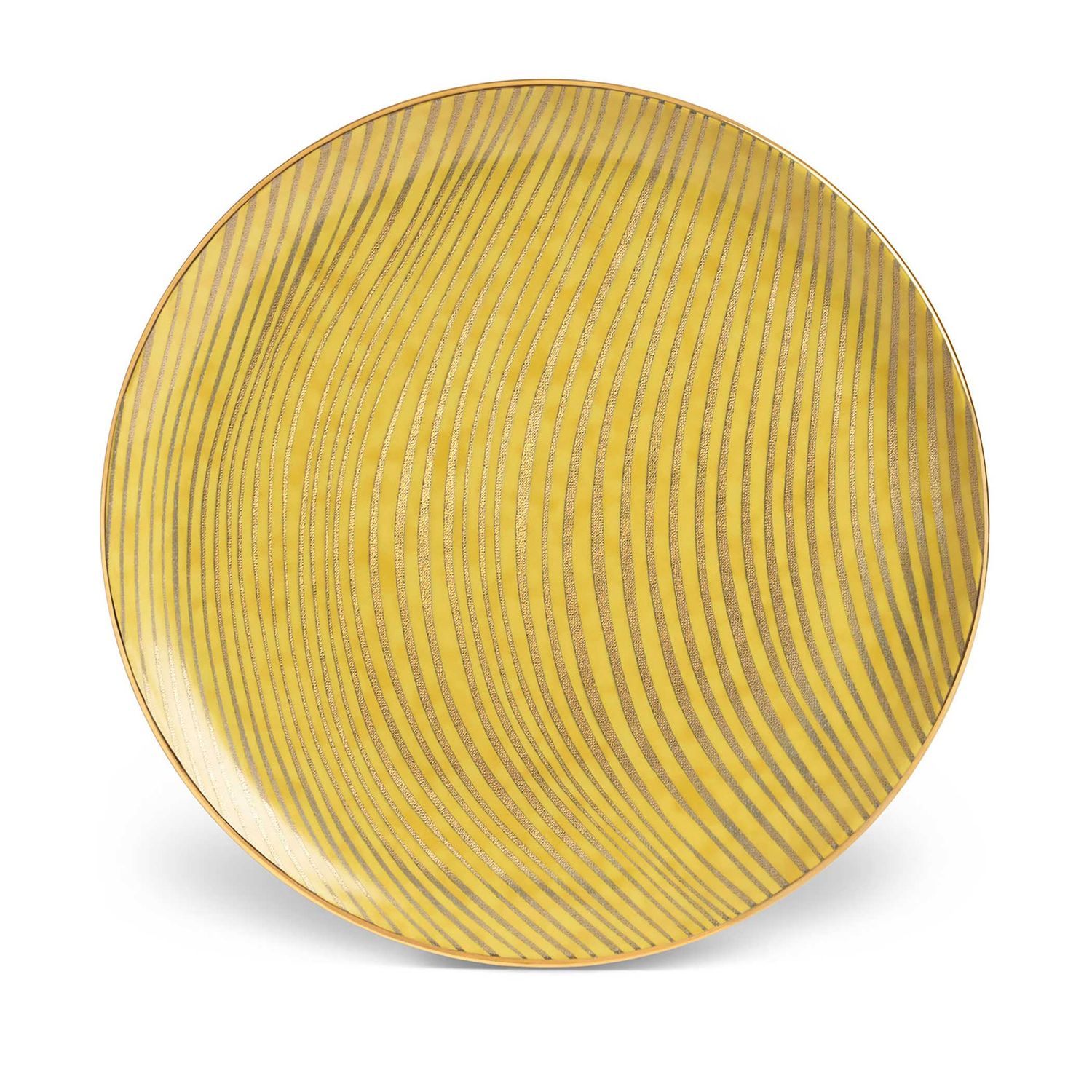 L'Objet Fortuny Delphi Yellow Dinner Plate LPF100-1, 810009649366