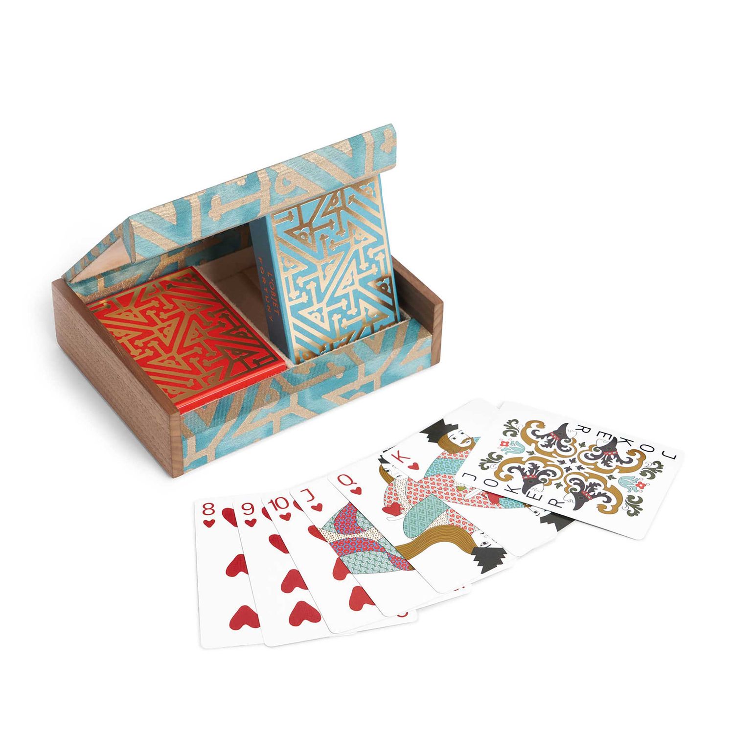 L'Objet Fortuny Playing Cards Set 2 Decks LPF127, 810009649564