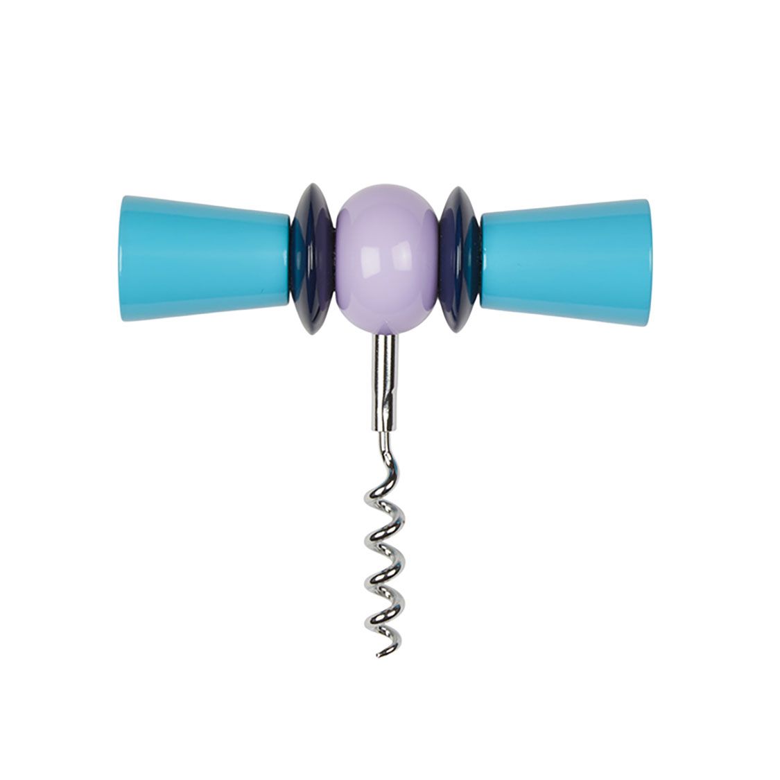 Addison Ross London Corkscrew Aqua &amp; Lilac CS1052, 5024043202301