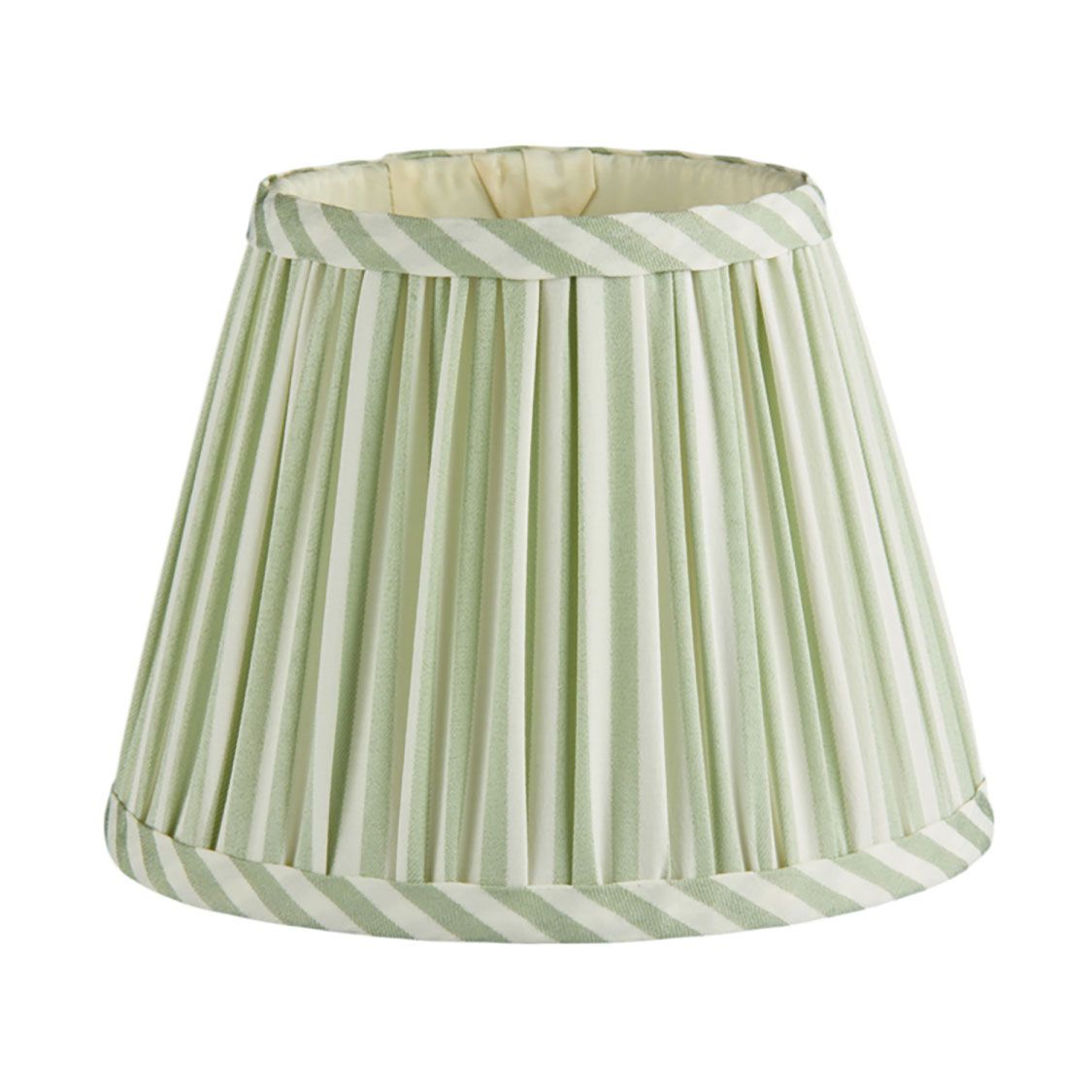 Addison Ross London Sage Stripe Lampshade Round LS1005, 5024043203513