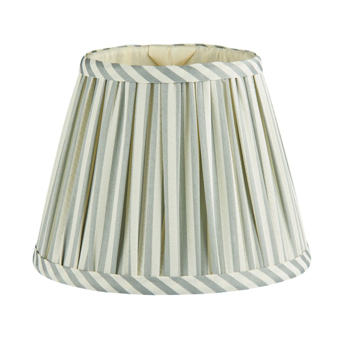 Addison Ross London Chambray Stripe Lampshade Round LS1009, 5024043203551