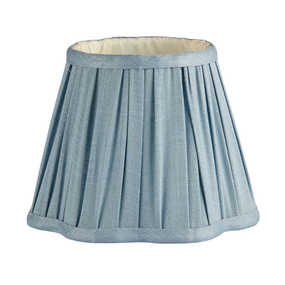 Addison Ross London Chambray Lampshade Scallop LS1012, 5024043203582