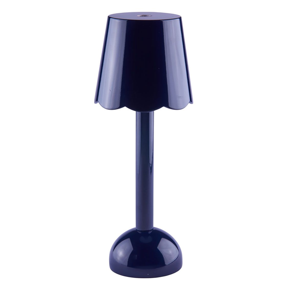 Addison Ross London Scallop LED Lamp Light Navy 28cm LT1053, 5024043203407