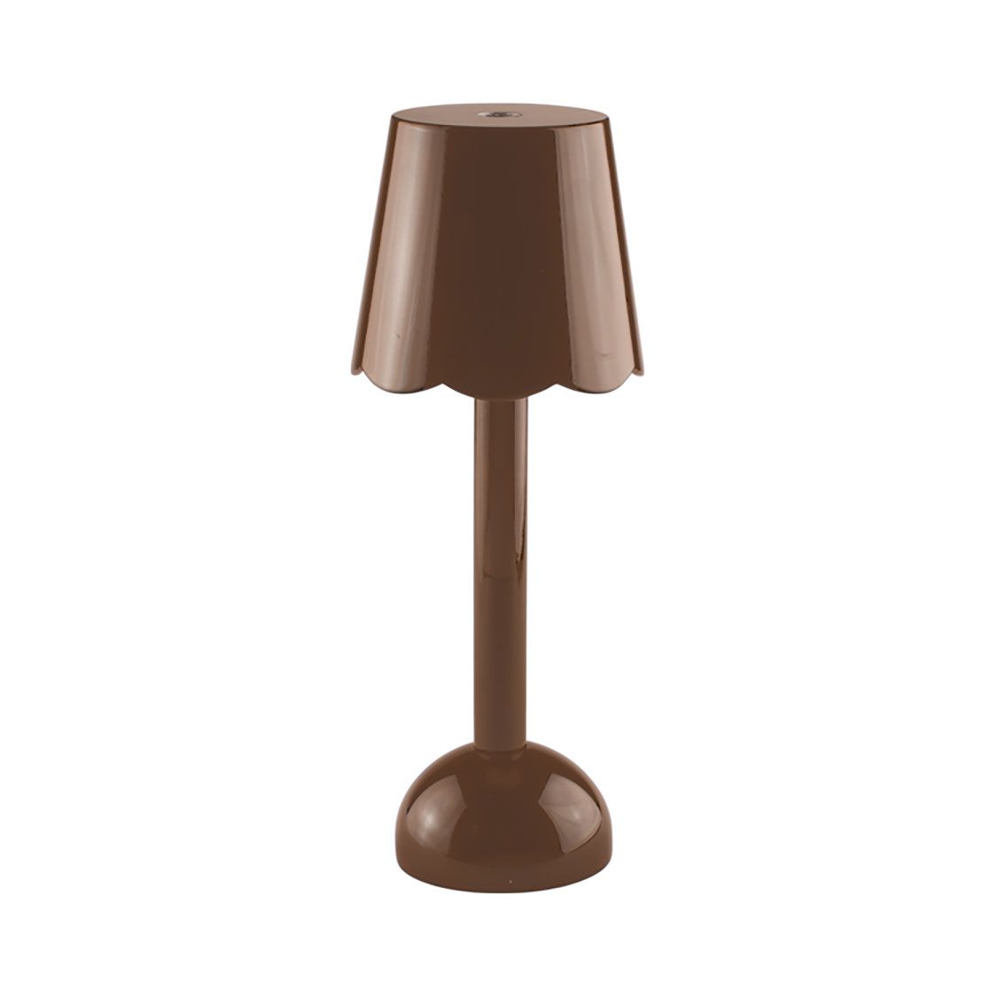 Addison Ross London Scallop LED Lamp Light Chocolate 28cm LT1056, 5024043203438