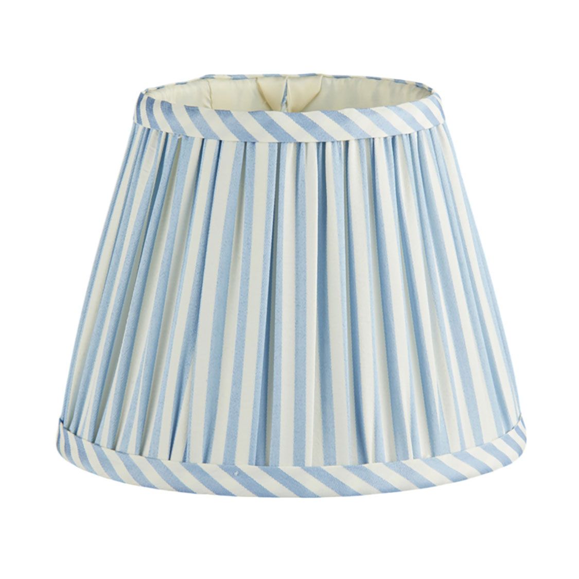 Addison Ross London Periwinkle Stripe Lampshade Round LS1008, 5024043203544