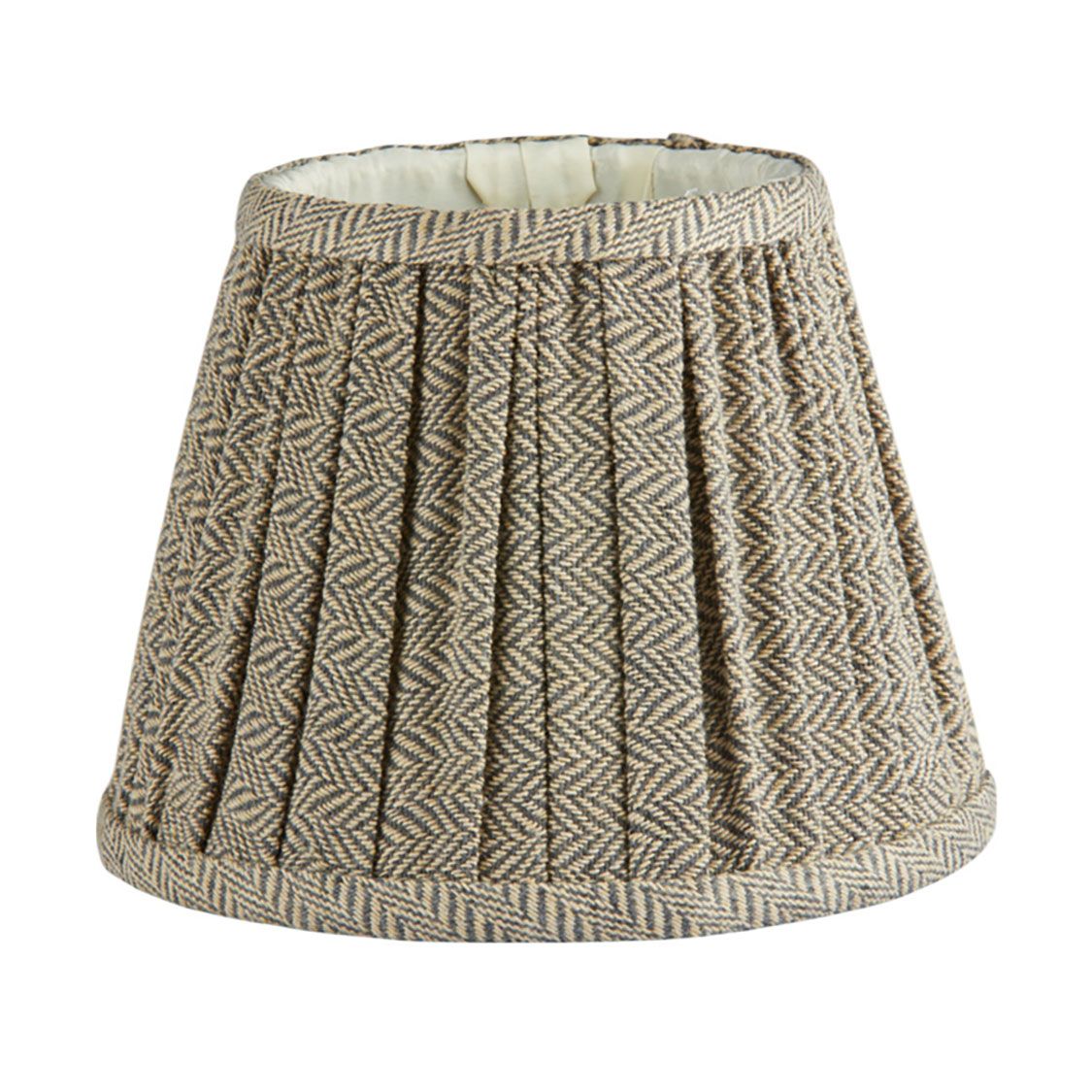 Addison Ross London Herringbone Lampshade Round LS1001, 5024043203476