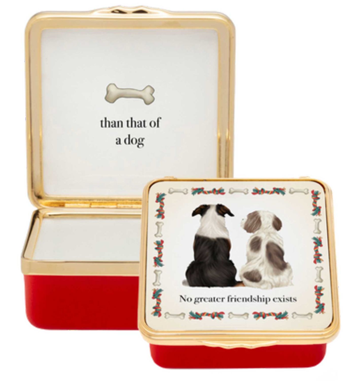 Halcyon Days No Greater Friendship Exists Enamel Box ENNG0658G , 5056327821922