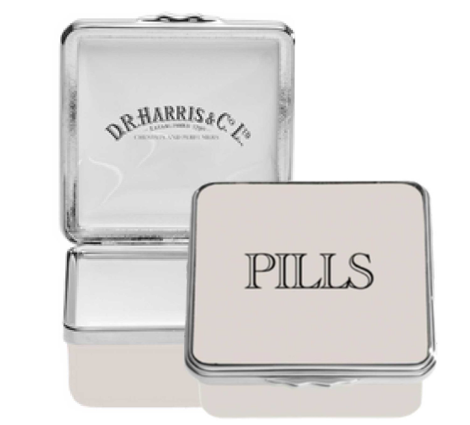 Halcyon Days Dr Harris Pills GP58 Enamel Box Yellow ENDRP0858P, 5056327823056