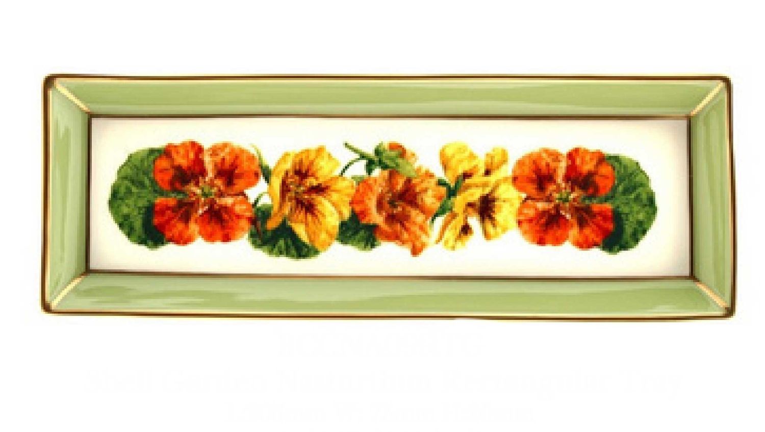 Halcyon Days Shell Garden Floral Rose Pink Rectangular Tray BCCNA09RTG , 5060171159711