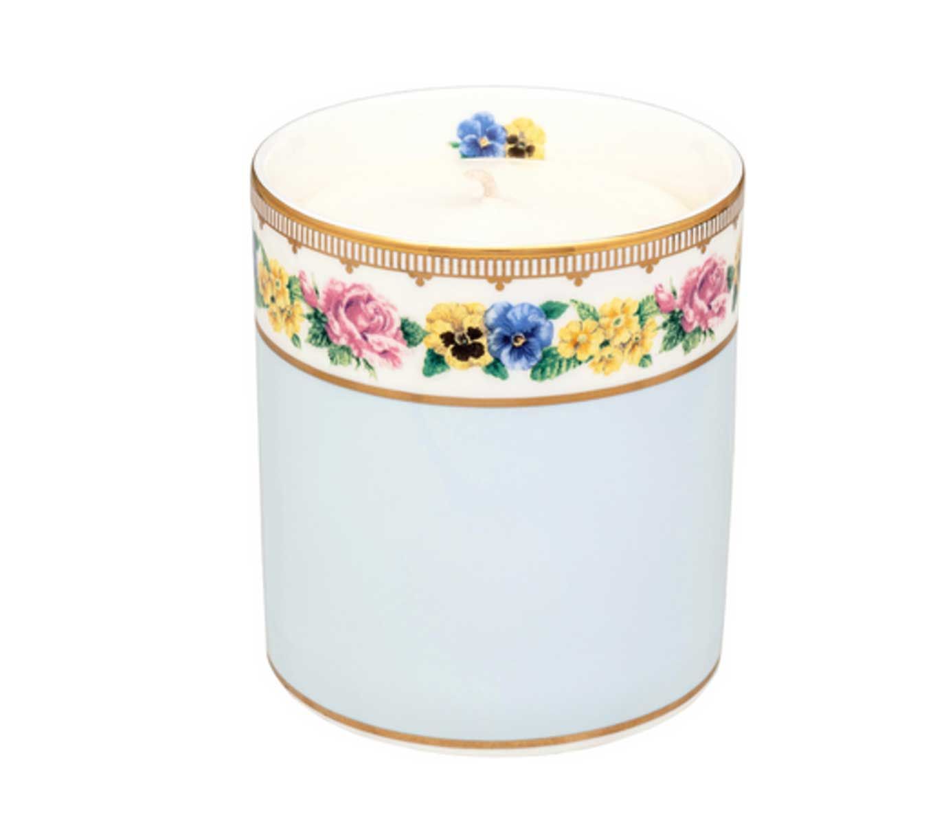 Halcyon Days Shell Garden Floral Hyacinth Unlidded Candle BCSGN01CAG,