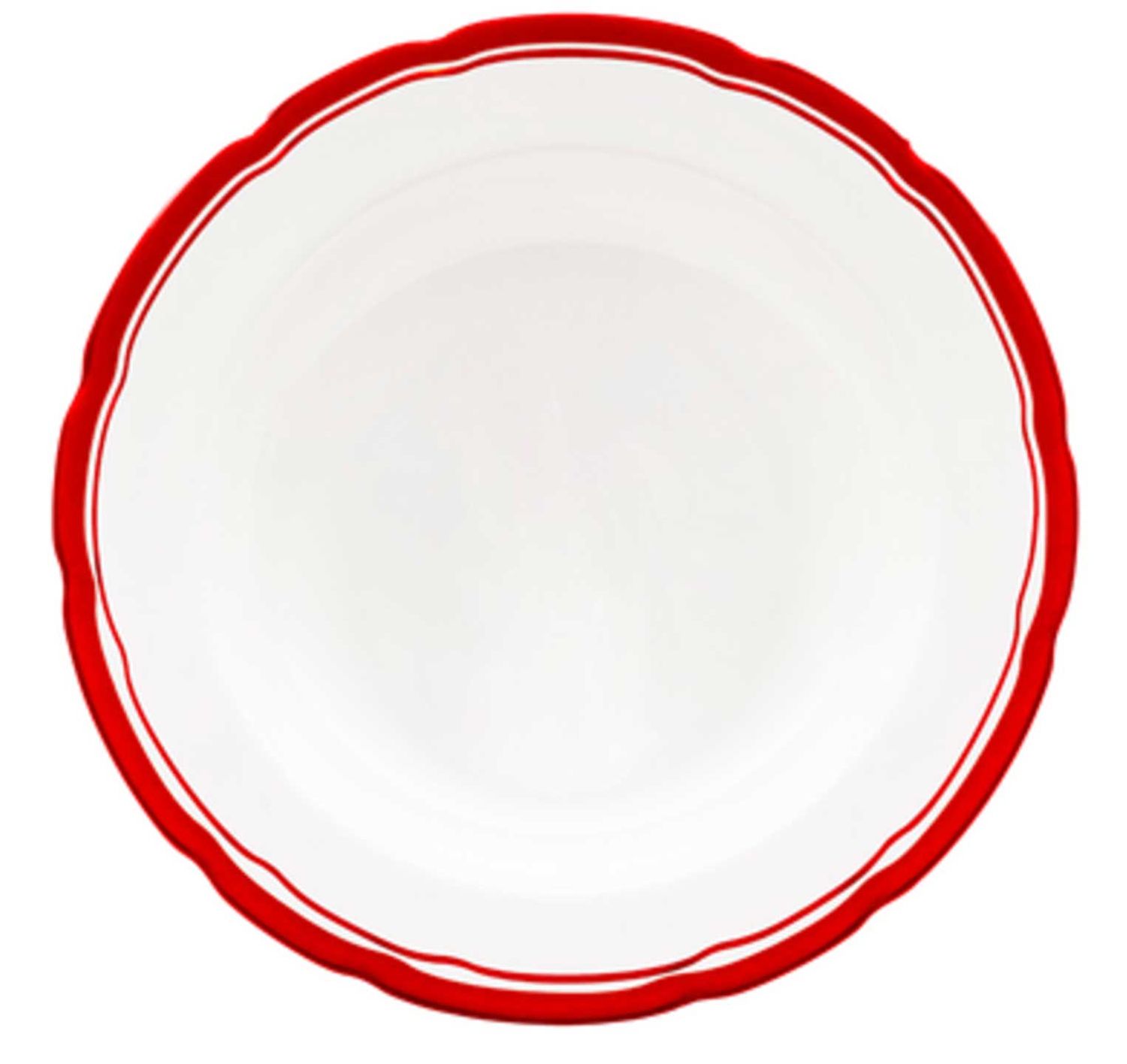 Halcyon Days Rainbow Red Double Border 10 Inch Plate BCRDB06ADC, 5055273108835