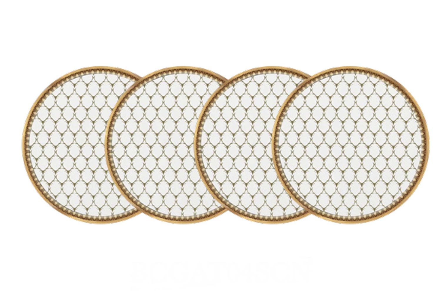Halcyon Days Antler Trellis Ivory Coaster Set of 4 BCGAT04SCN, 5060171161127
