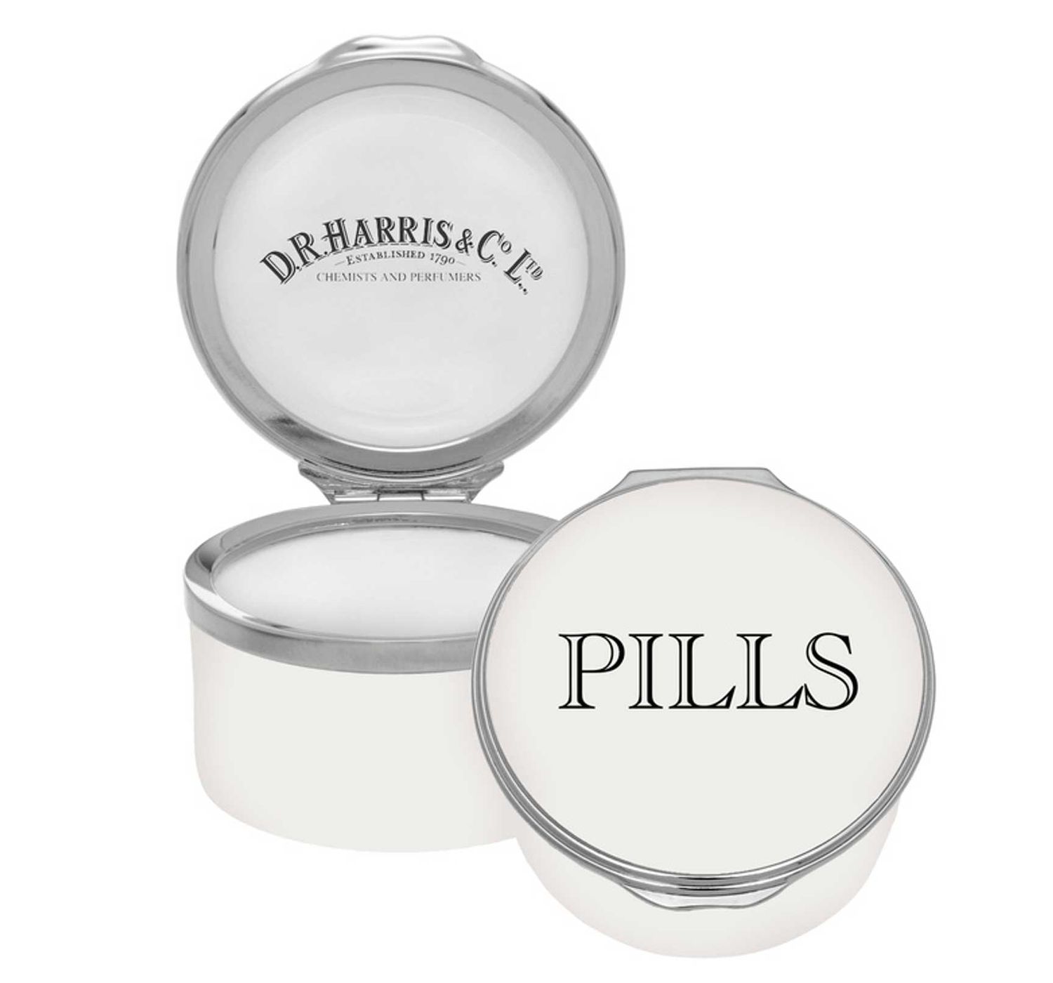 Halcyon Days Dr Harris Pills GP1 Enamel Box Yellow ENDRP0801P, 5056327822912