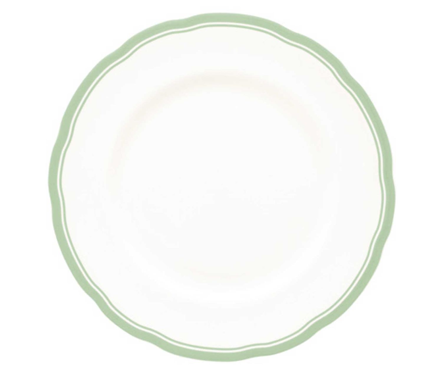 Halcyon Days Rainbow Celadon Double Border 6 Inch Plate BCRDB406AC, 5055273109061