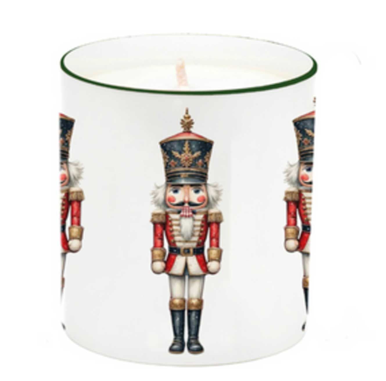Halcyon Days Nutcracker Unlidded Candle Cinnamon &amp; Orange BCNUT01CAC, 5055273110227