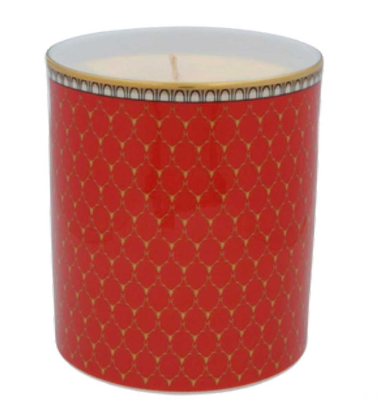 Halcyon Days Antler Trellis Red Lavender Unlidded Candle BCGAT06CAG, 5060171154327