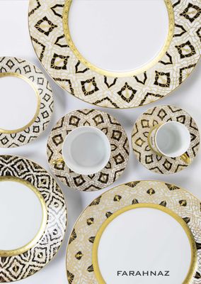 Robert Haviland &amp; C. Parlon Farahnaz Black Gold Rectangular Cake Dish, MPN: HP1290006002