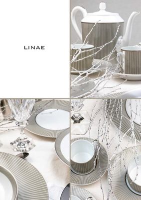 Robert Haviland &amp; C. Parlon Linae White Round Flat Tarte Dish, MPN: HP1400006003