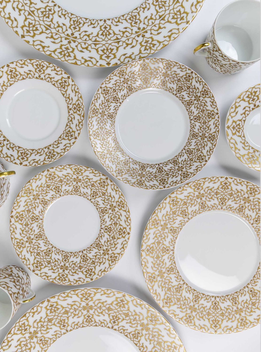 Robert Haviland &amp; C. Parlon Alhambra Gold Relish Platter, MPN: HP1020006007