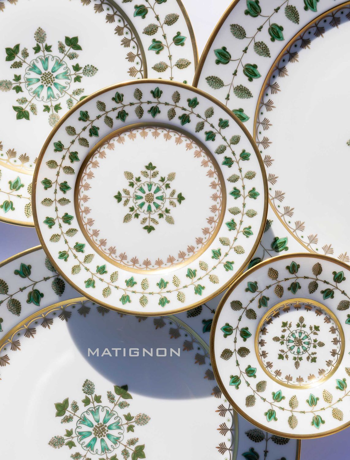 Robert Haviland &amp; C. Parlon Matignon Green Vert Deep Round Dish, MPN: HP1450006005