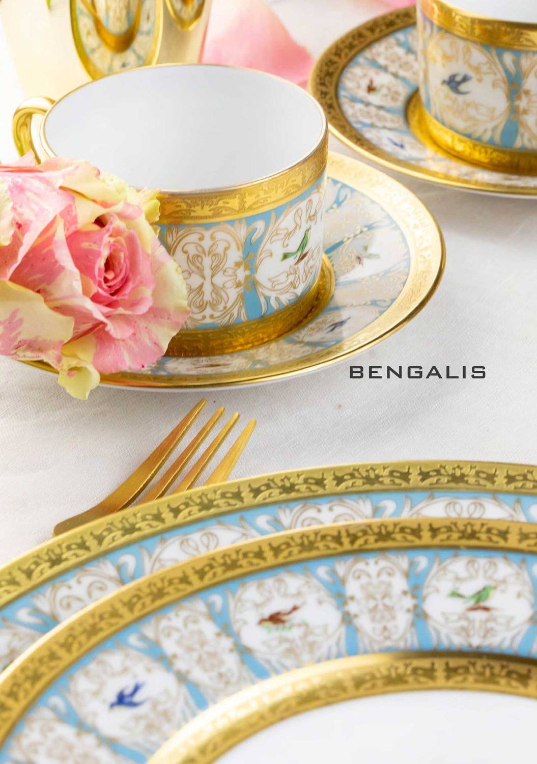 Robert Haviland &amp; C. Parlon Bengalis White Bread and Butter Plate, MPN: HP1090001006