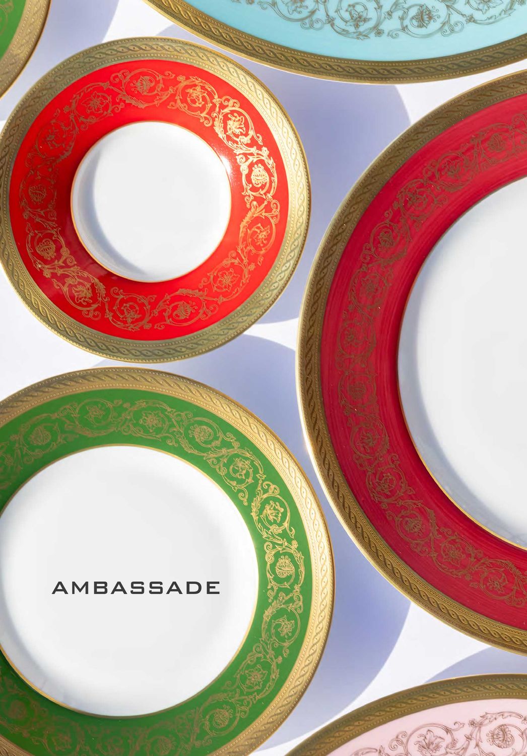 Robert Haviland &amp; C. Parlon Ambassade Gold Ultramarine Blue Dinner Plate, MPN: HP1042201002