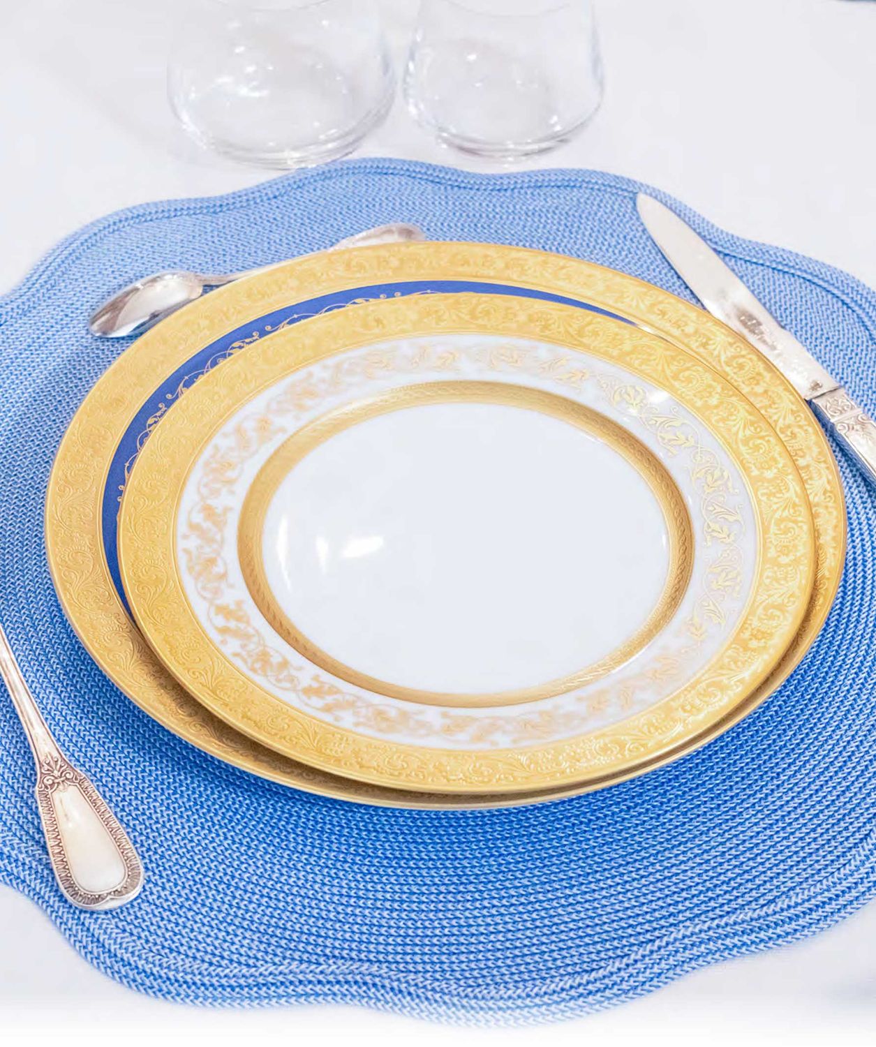 Haviland Balmoral Gold Taupe Brown Deep Round Dish HP1072806005
