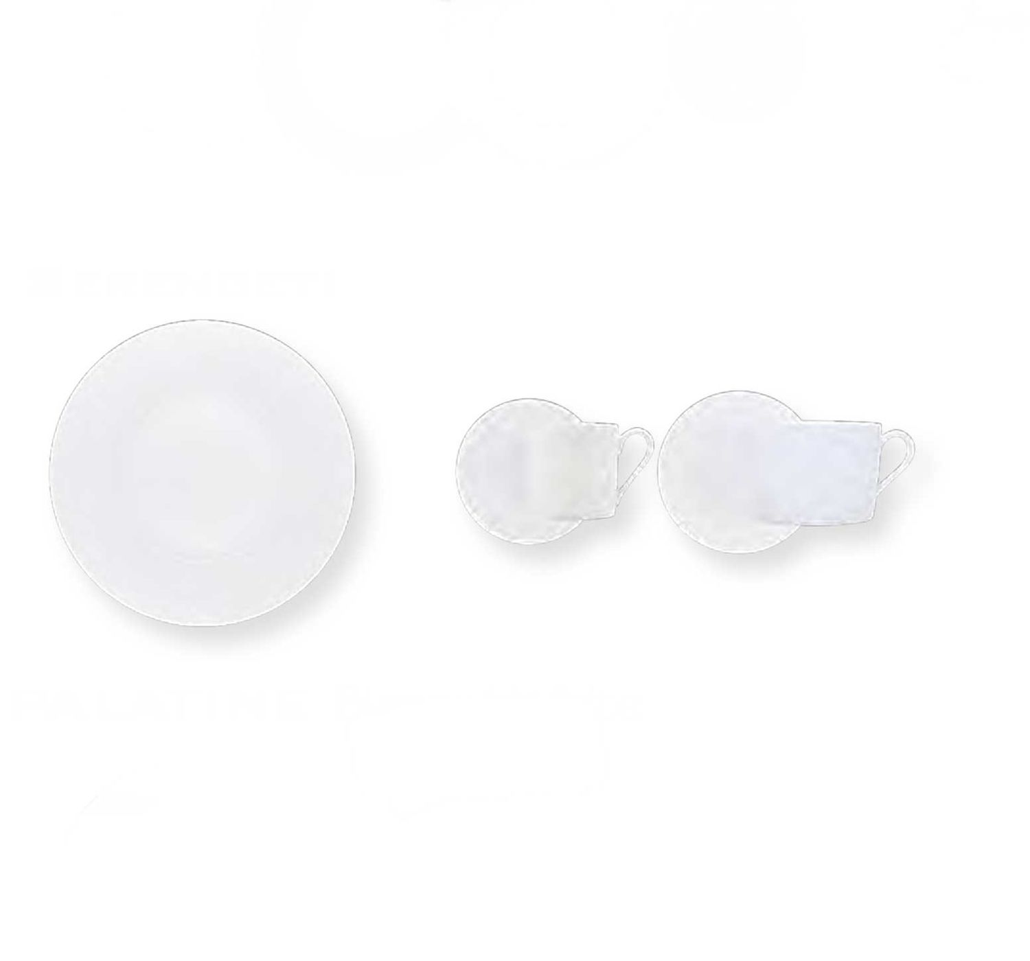 Robert Haviland &amp; C. Parlon Serengeti White Breakfast Cup and Saucer, MPN: HP1650003103