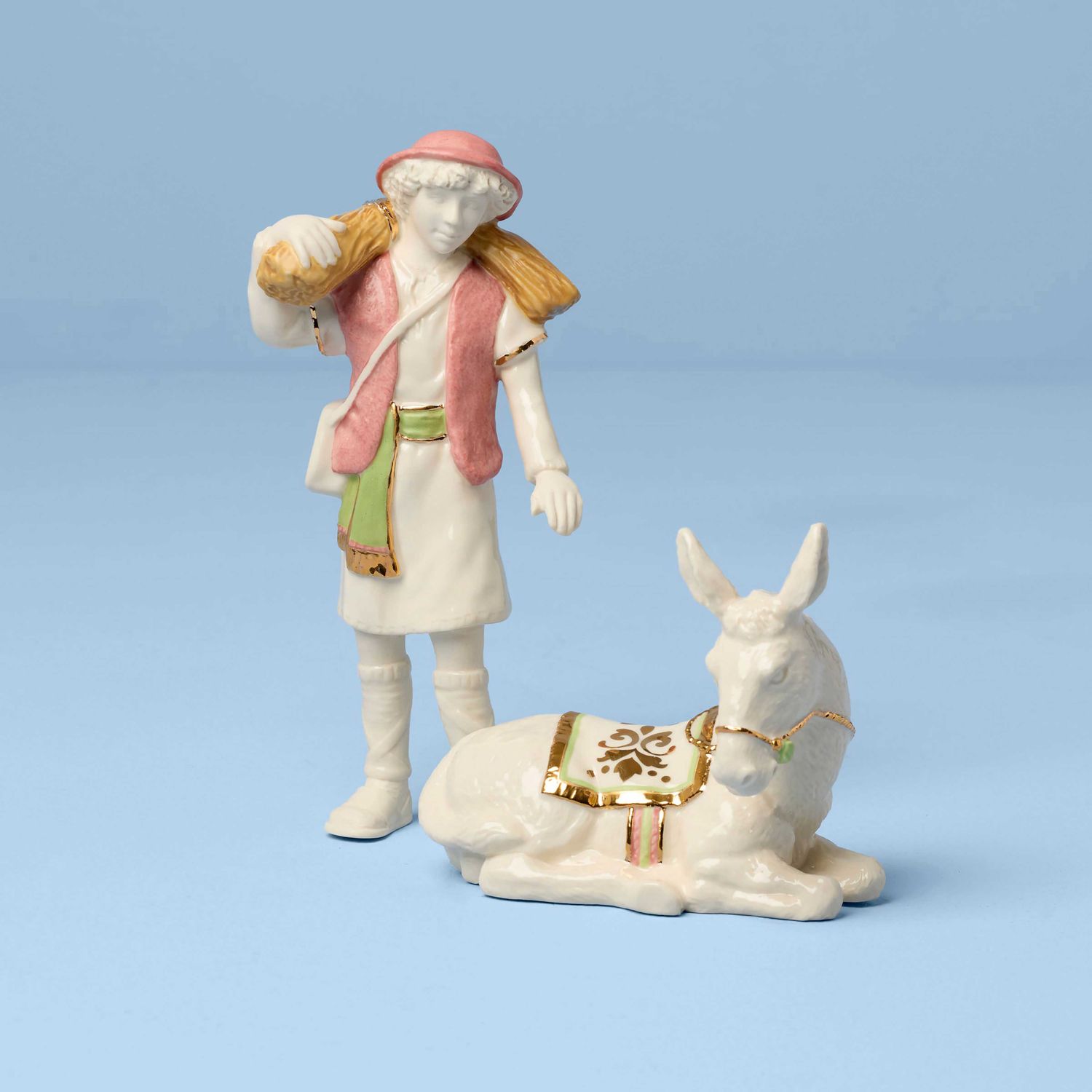 Lenox First Blessing Boy With Donkey Figurine 897698 194372037938