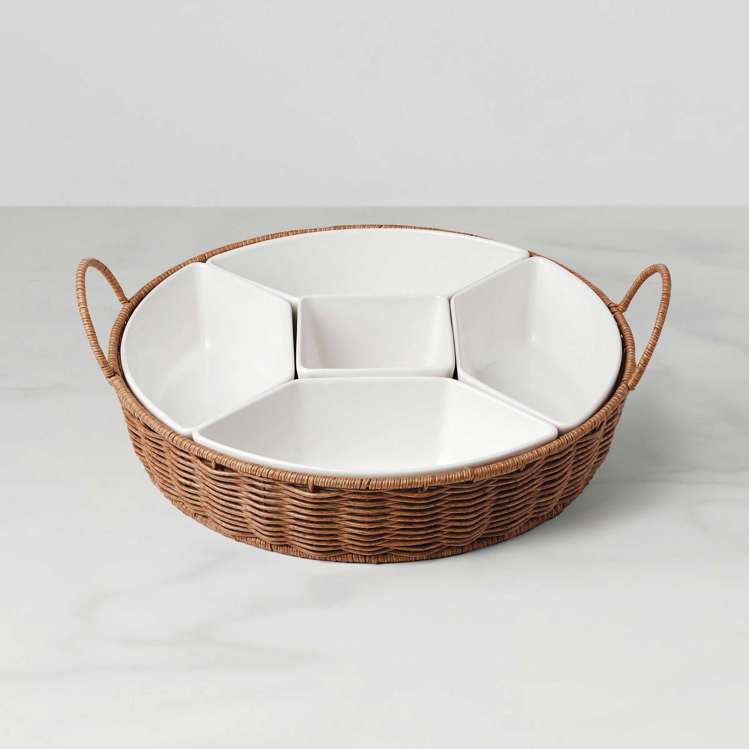 Oneida Willow &amp; White 6-Piece Serving Set 899385 079363152633