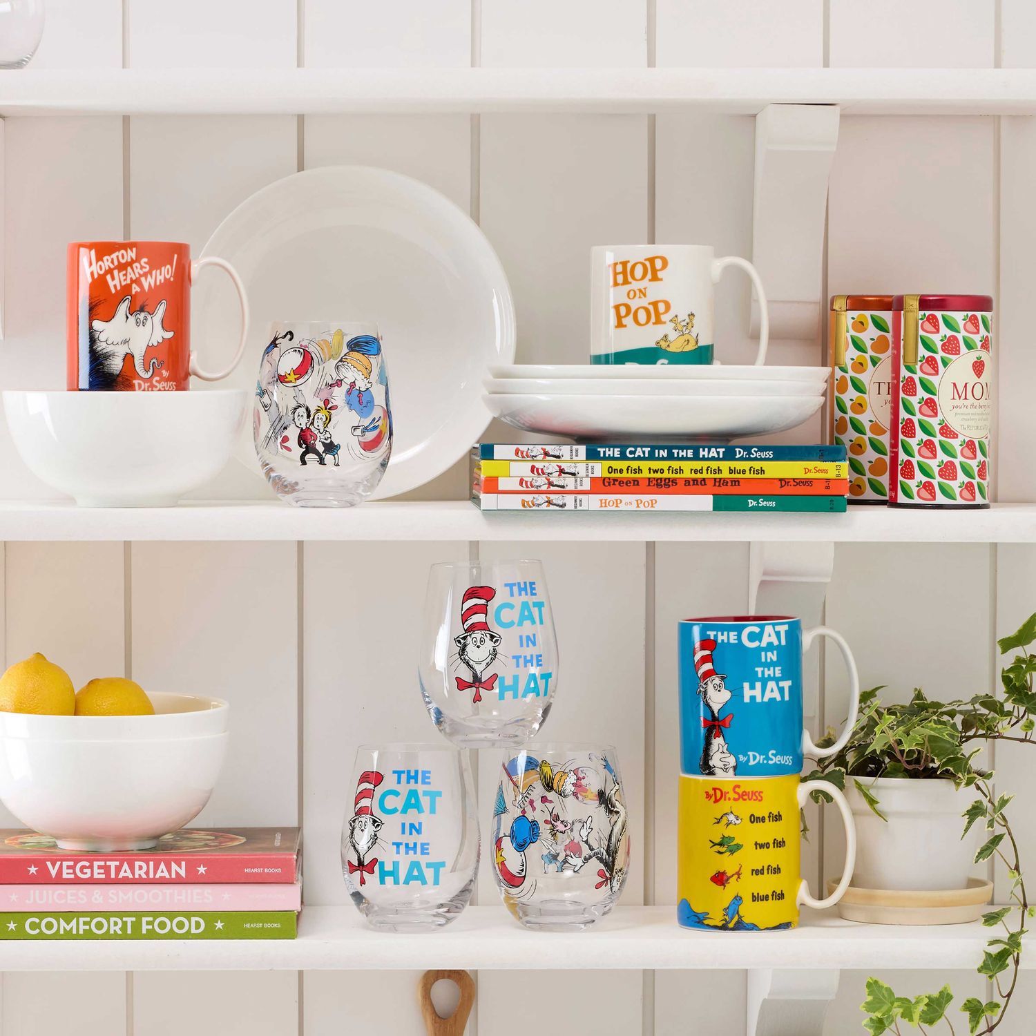 Lenox Cat In The Hat Tumblers Set of 4 899466 194372046275