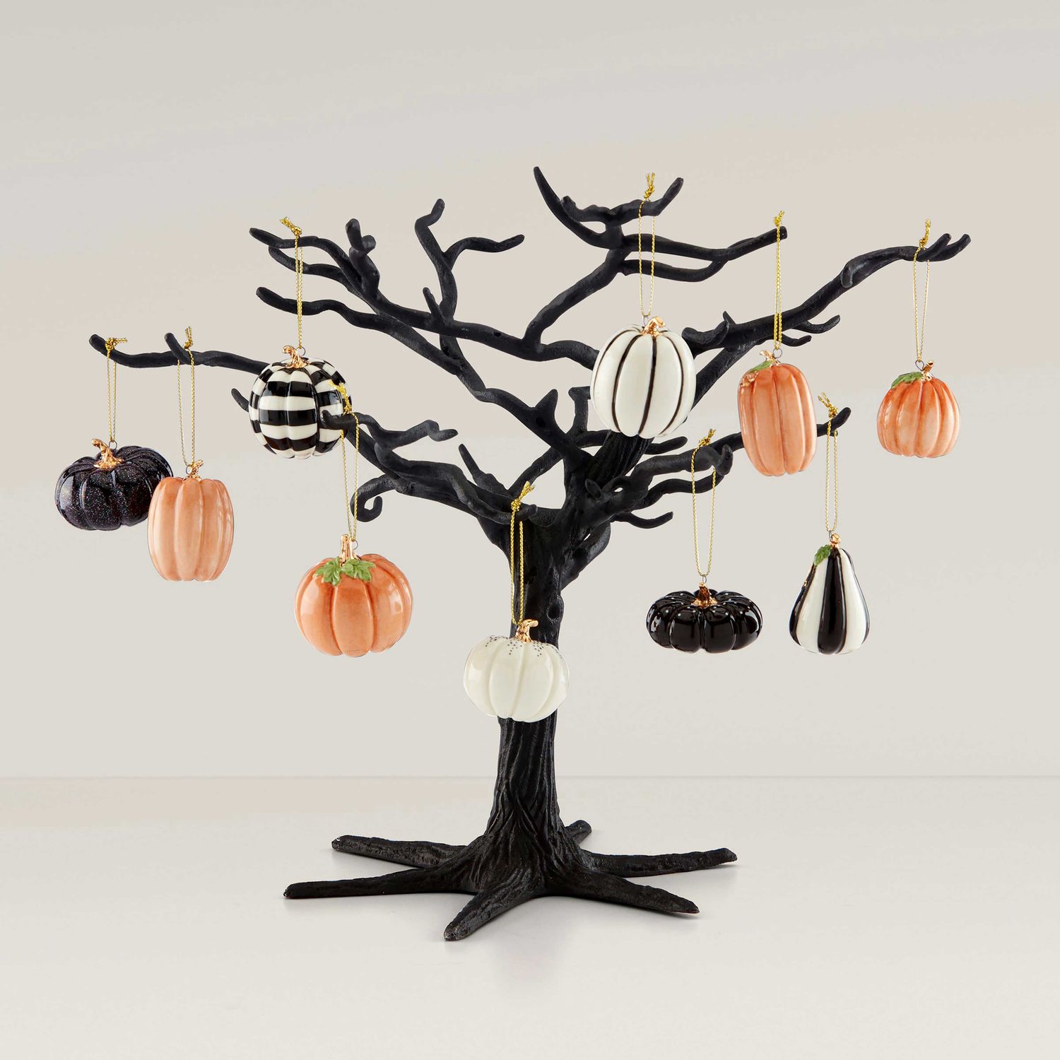 Lenox Mini Pumpkin 10-Piece Ornament Set 889140 882864847850