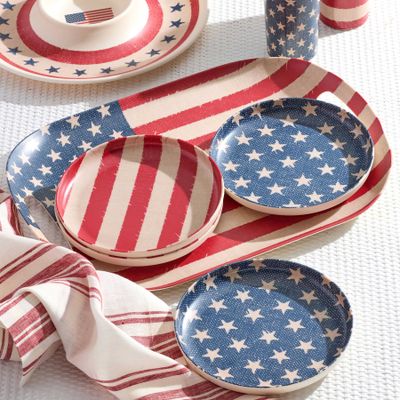 Oneida Vintage Americana Accent Plates Set of 4 897819 079363149077