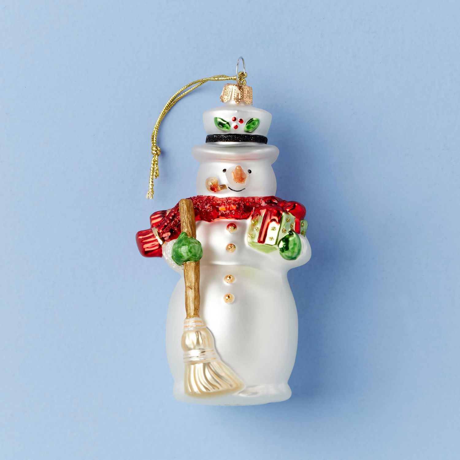Lenox Blown Glass Snowman Ornament 898515 194372041782