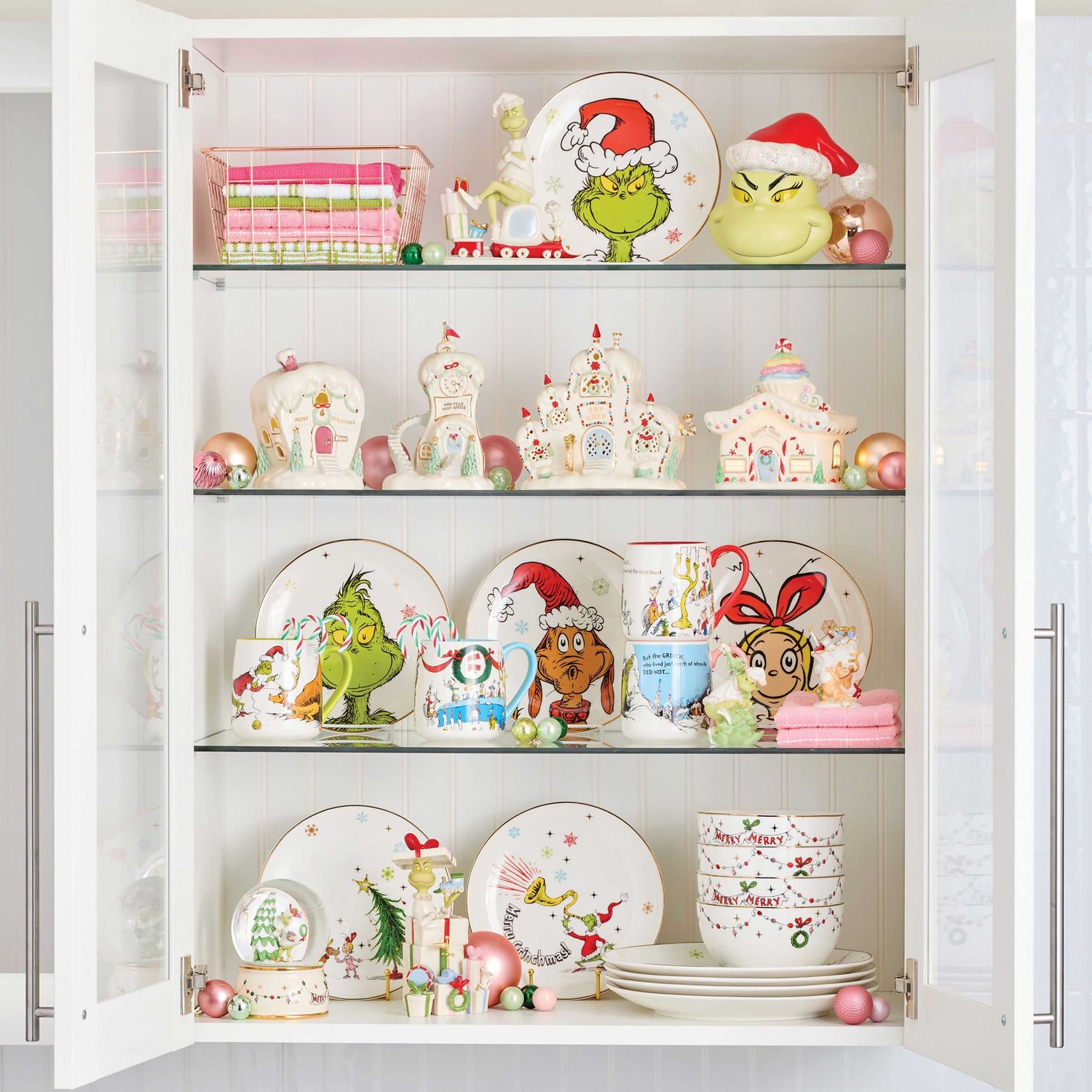 Lenox Merry Grinchmas Grinchie Grins Accent Plates Set of 4 Asst 898094 194372039604