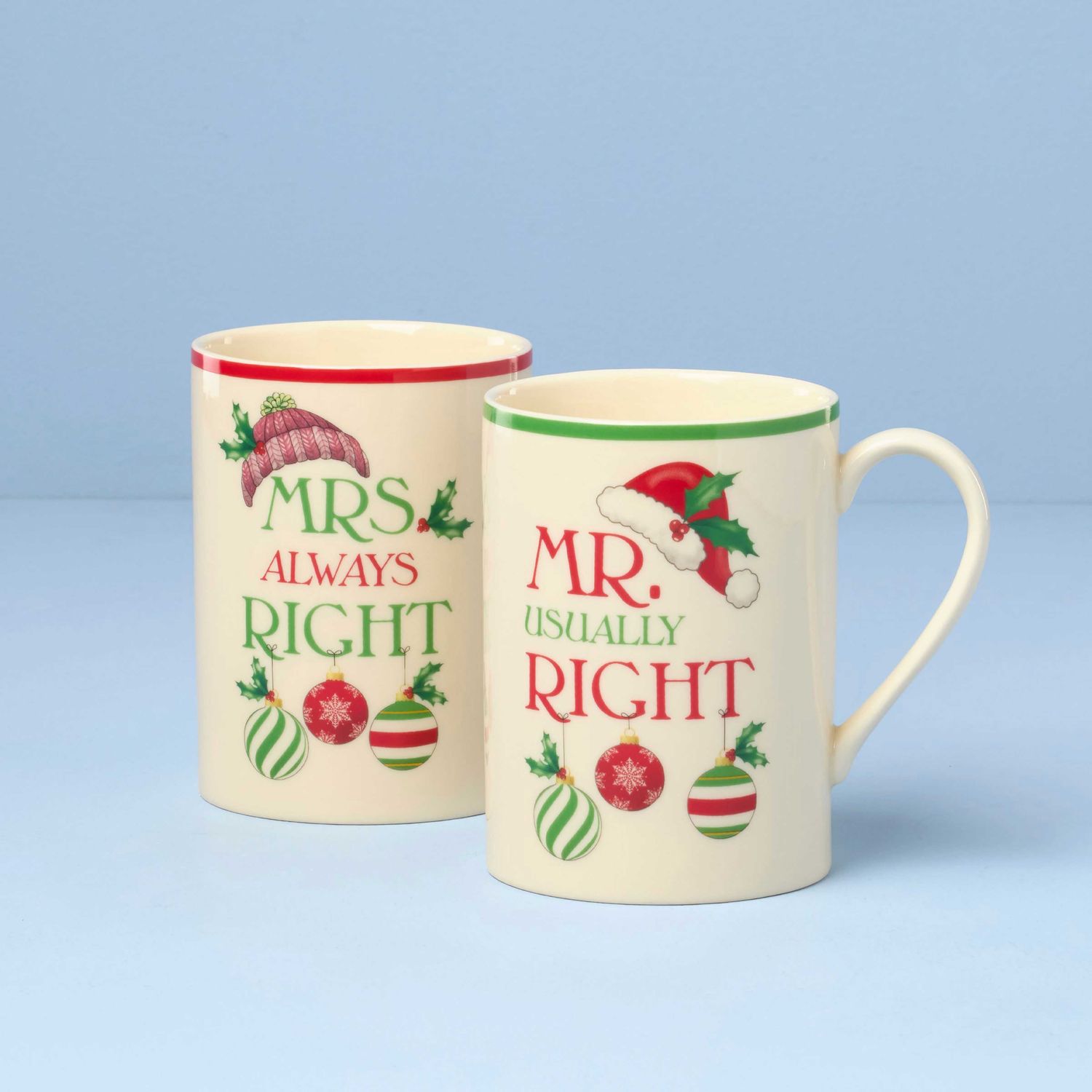 Lenox Mr &amp; Mrs Mugs Set of 2 898265 194372040594