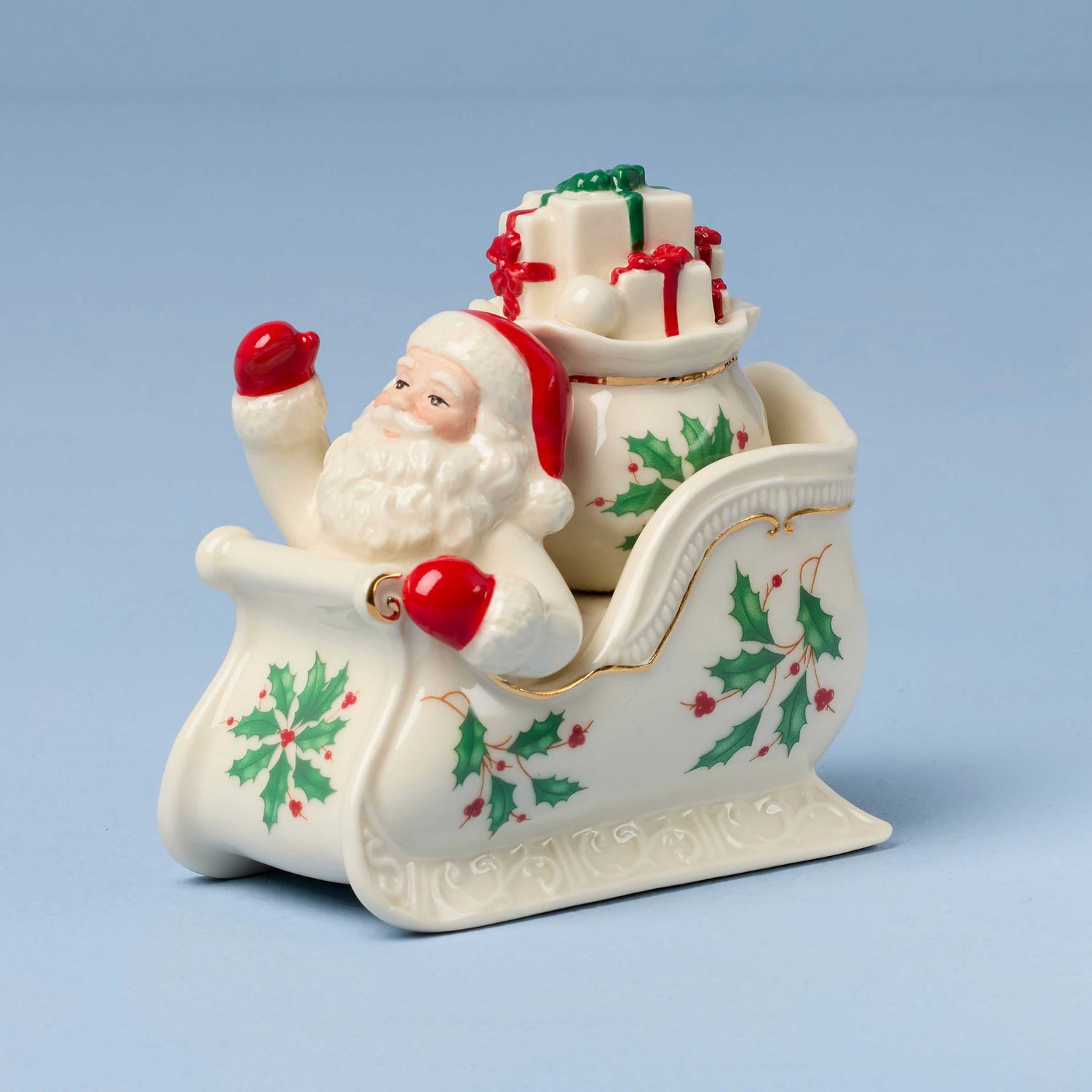 Lenox Holiday Santa Salt &amp; Pepper Set 897754 194372038126