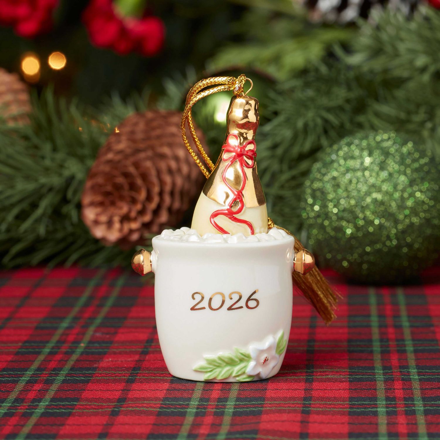 Lenox 2026 Champagne Bucket Ornament 898939 194372043731