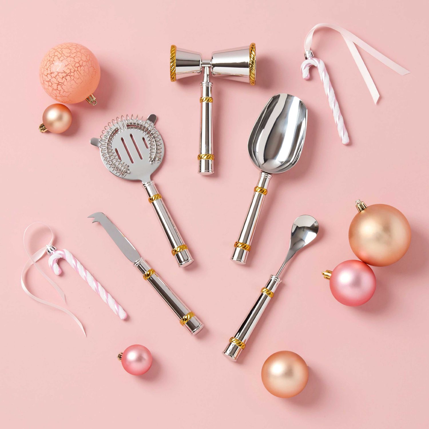 Reed and Barton Roseland 5-Piece Bar Tool Set 896529 735092269843