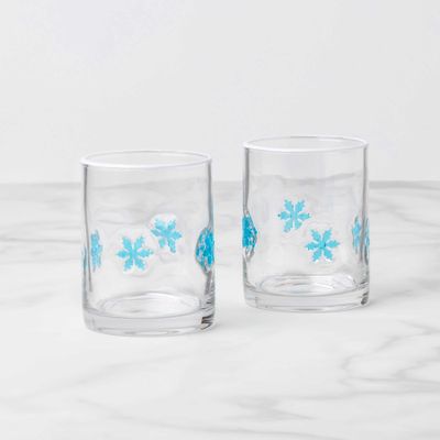 Oneida 24 Seven Seasonal Snowflake Tumblers Set of 2 899766 079363153197