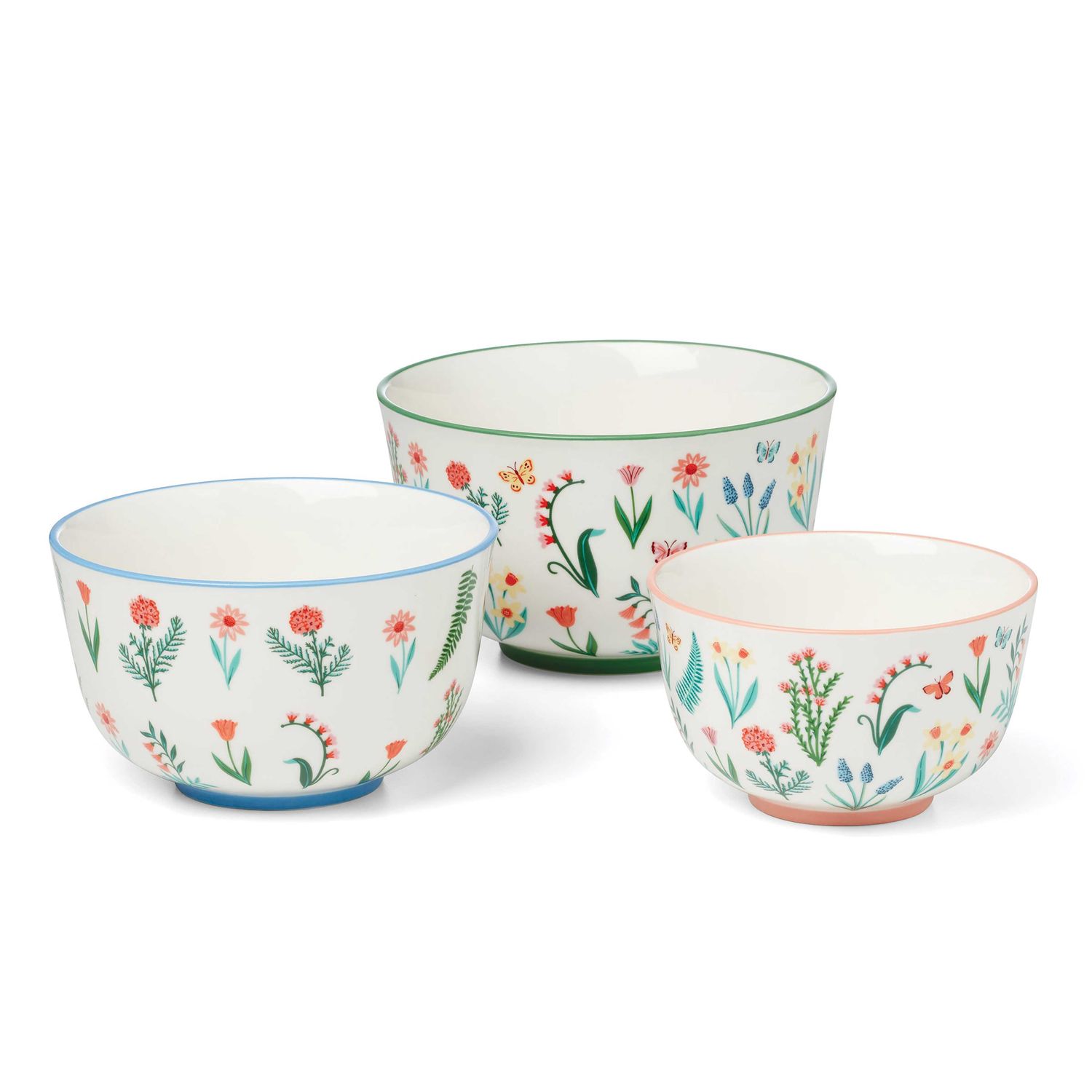 Oneida First Blooms Nesting Bowls Set of 3 898742 079363151780