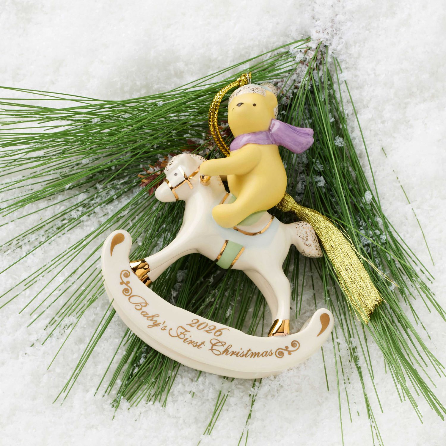 Lenox 2026 Winnie The Pooh Babys 1st Xmas Ornament 898941 194372043755