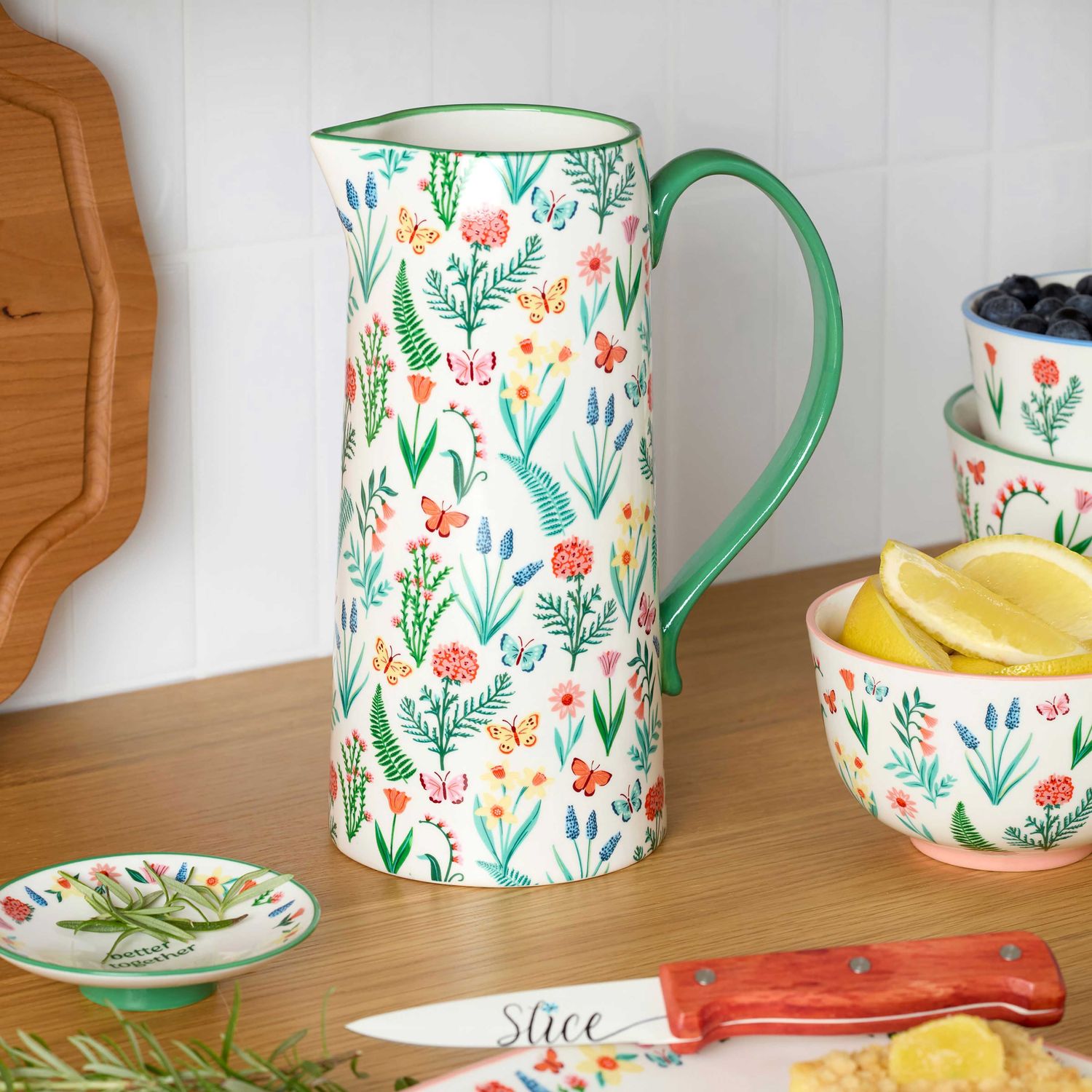 Oneida First Blooms Pitcher 898743 079363151797