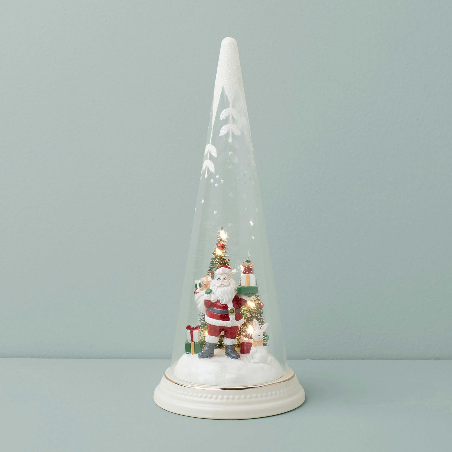 Lenox Merry &amp; Magical Lit Santa With Gifts Figurine 898709 194372042543