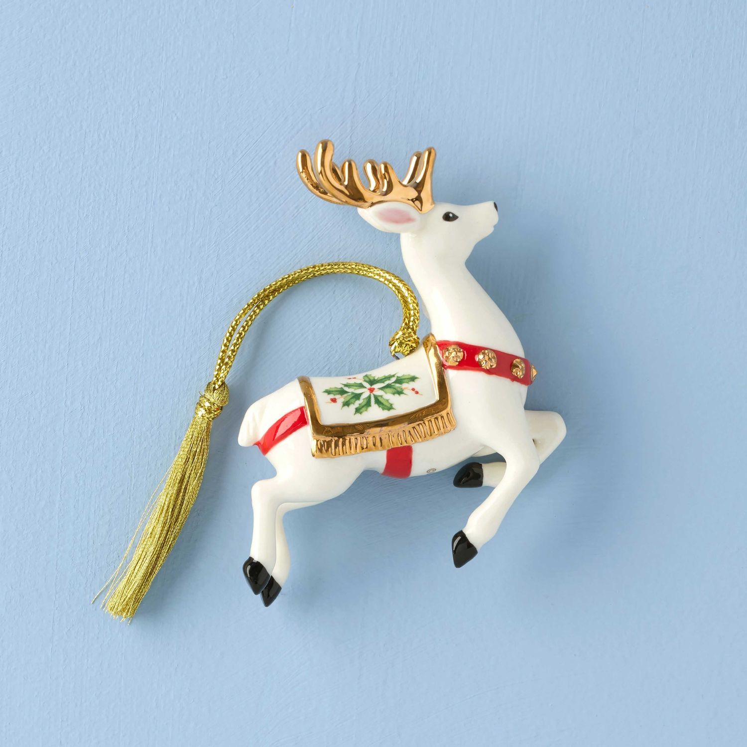 Lenox Holiday Accent Reindeer Ornament 898572 194372042048