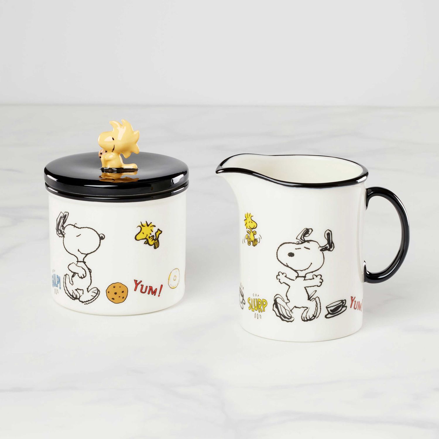 Lenox Chef Snoopy Sugar &amp; Creamer 2 Piece Set 898448 194372041294