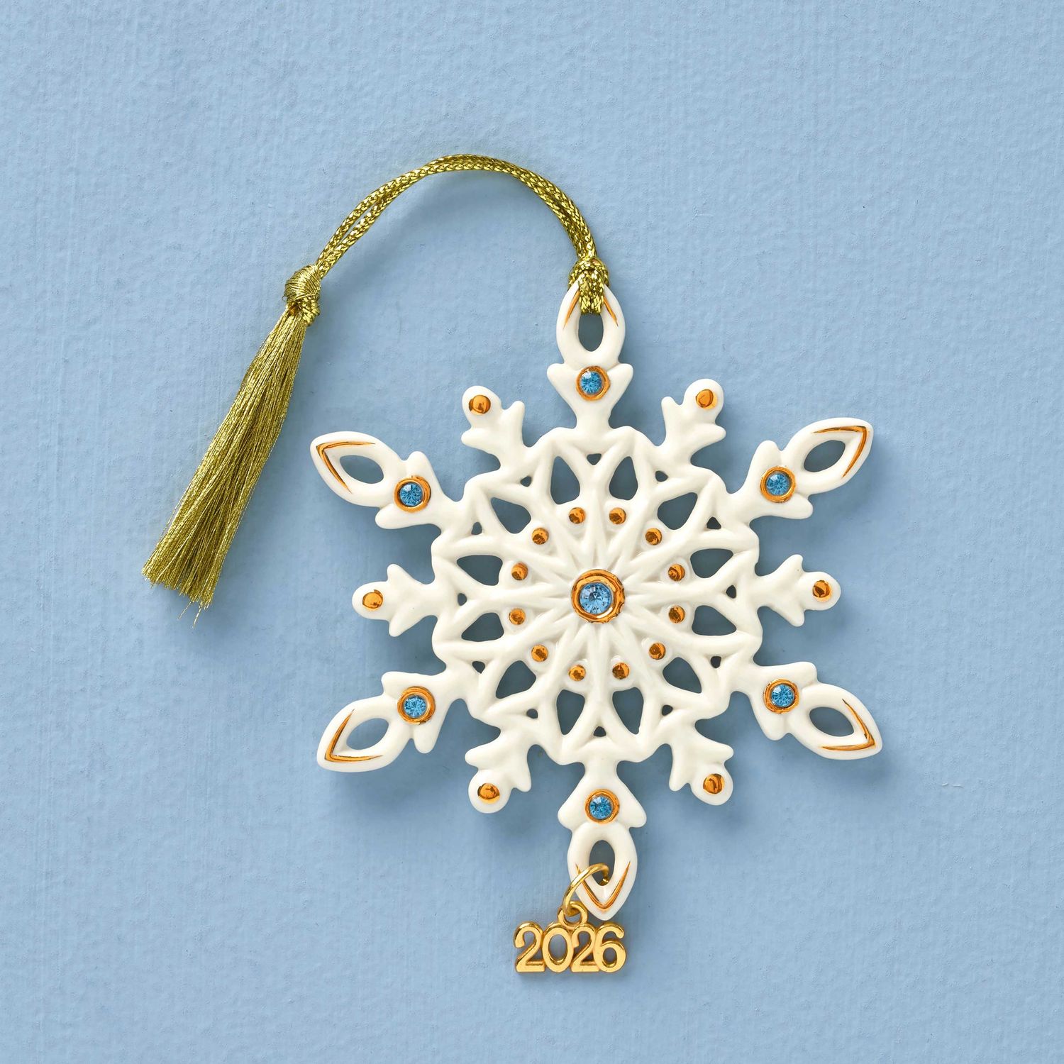 Lenox 2026 Gemmed Snowflake Ornament 898581 194372042130